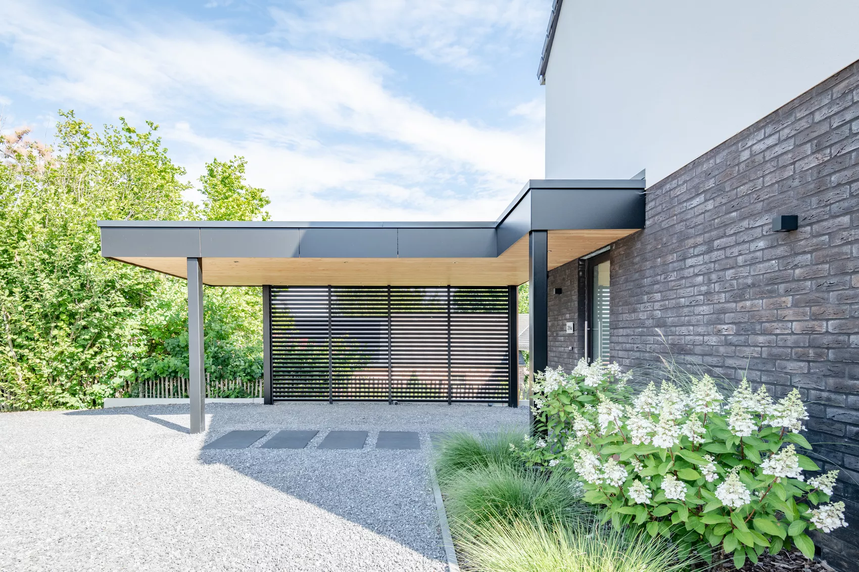 Carport contemporain 