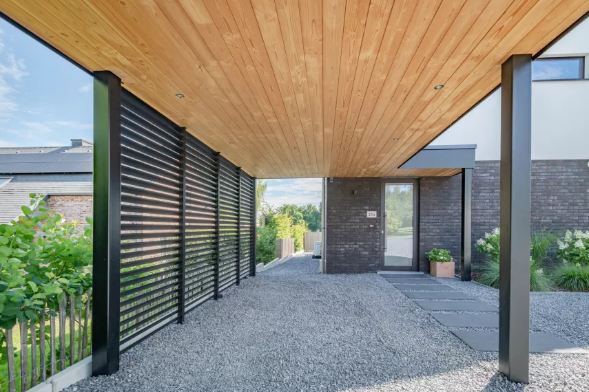 Carport contemporain 