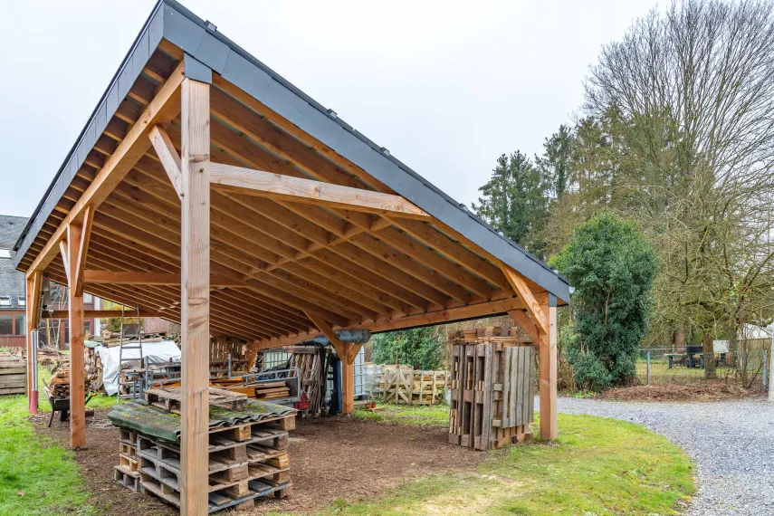 Structure en douglas pour panneaux photovoltaïque